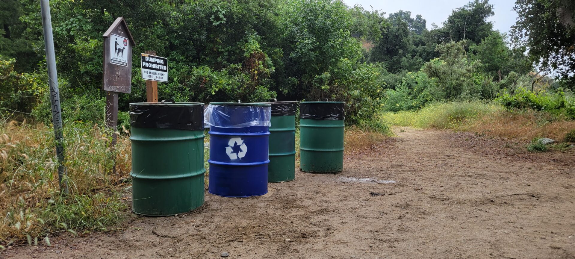 Eaton Canyon Nature Center Deploys New Recycling Bins Throughout Park
